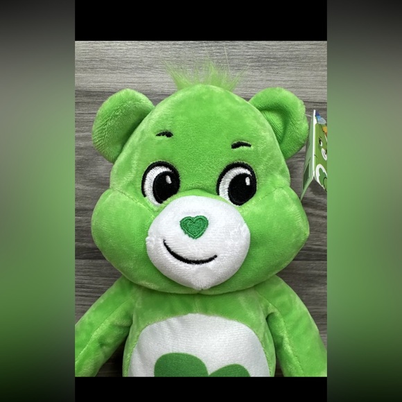 Care Bears Green Good Luck Bear Plush 2020 from Collector Special Edition 13" - Picture 6 of 15